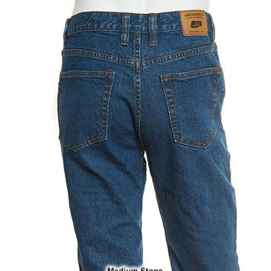 Clothing * | Top 10 Clothing Mens Architect Regular Fit Stretch Jeans