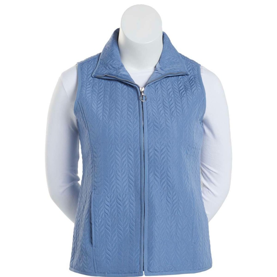 Clothing * | Buy Tops Womens Architect Full Zip Basic Quilted Vest