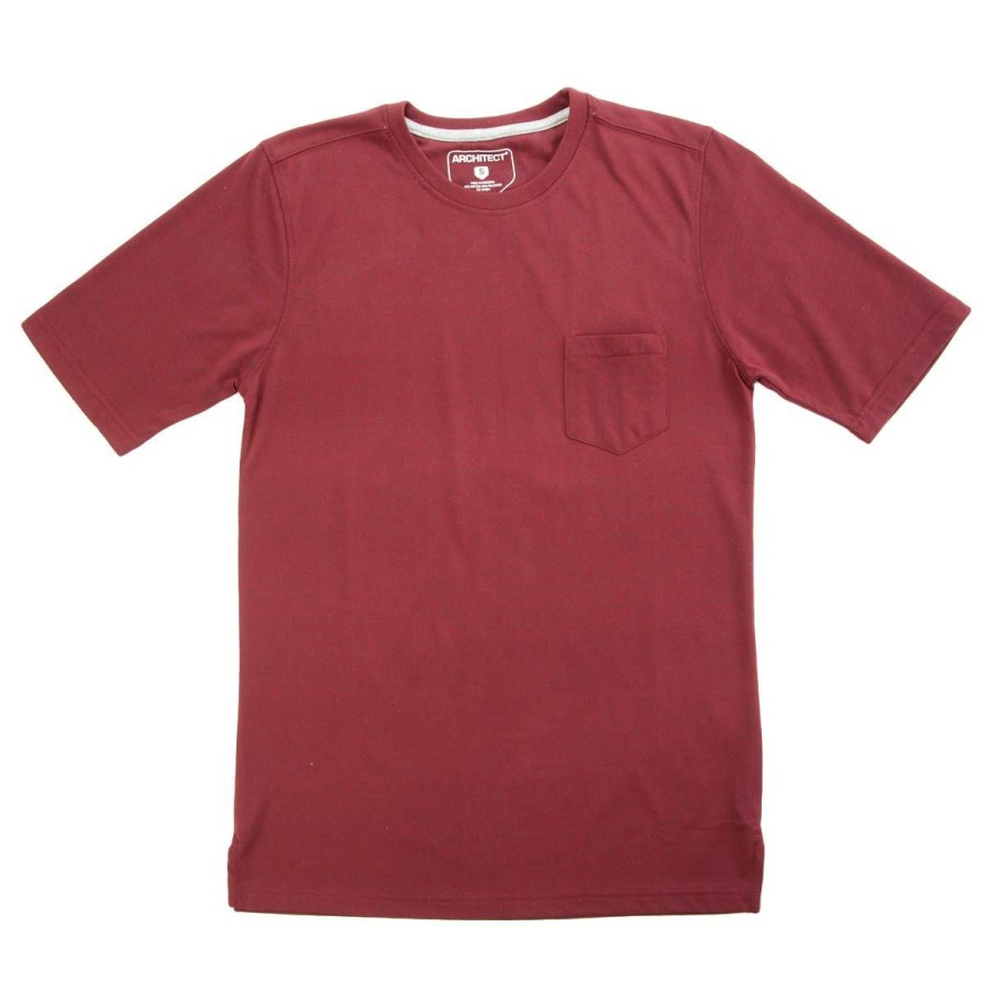 Clothing * | Deals Clothing Mens Architect Pocket Crew Neck Tee Shirt