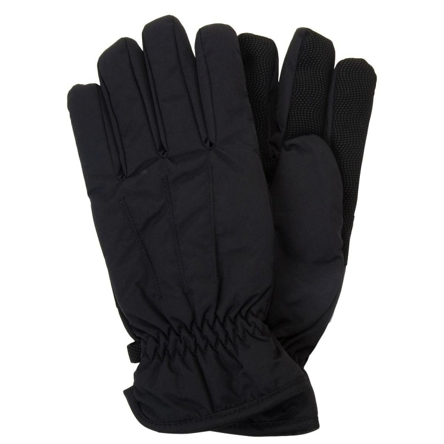 Accessories * | New Accessories Mens Architect Microfiber Pocket Gloves Black