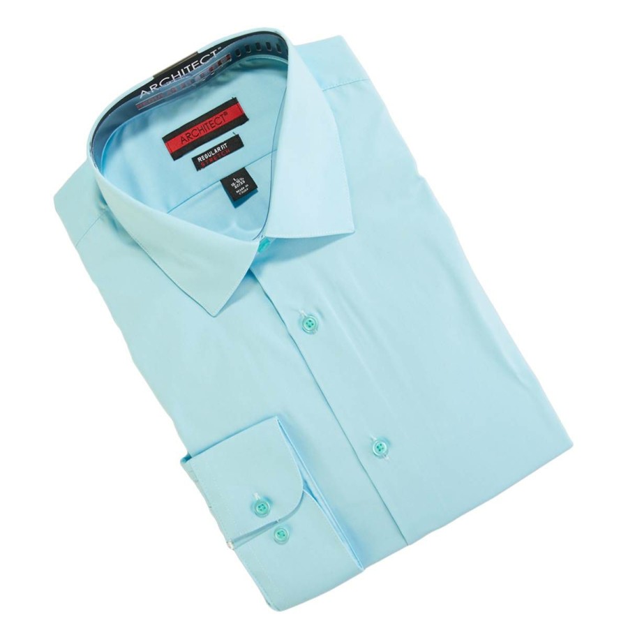 Clothing * | Discount Dress Shirts Mens Architect Regular Fit Stretch Dress Shirt