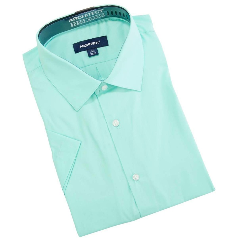 Clothing * | Brand New Dress Shirts Mens Architect Dress Short Sleeve Shirt