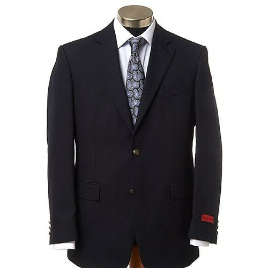 Clothing * | New Clothing Mens Big & Tall Architect Wall Street Blazer Navy