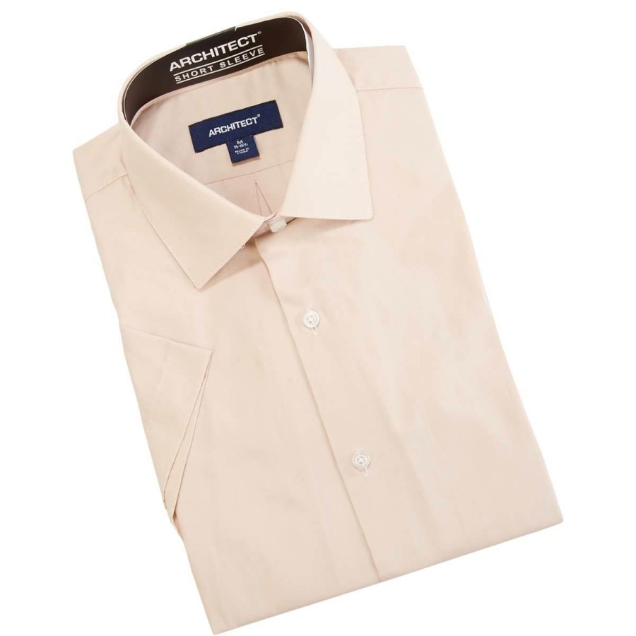 Clothing * | Best Pirce Dress Shirts Mens Architect Short Sleeve Dress Shirt