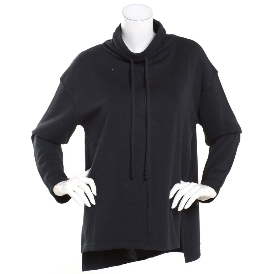 Clothing * | Cheapest Clothing Plus Size Architect Long Sleeve Funnel Neck Fleece Sweatshirt