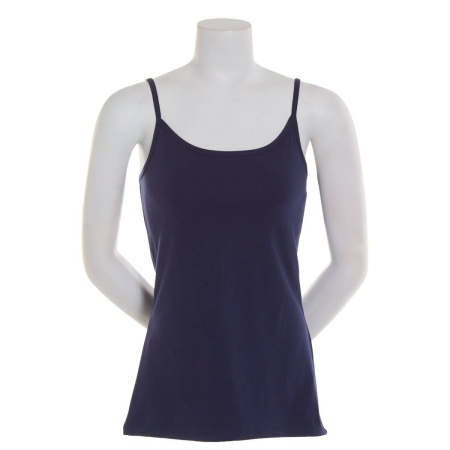 Clothing * | Best Sale Clothing Womens Architect Solid Camisole Spaghetti Strap Top