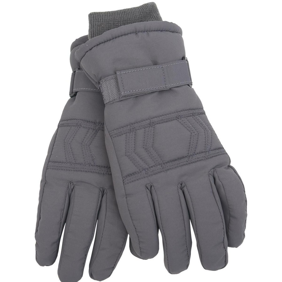 Accessories * | Outlet Accessories Mens Architect Taslon Ski Gloves With Strap