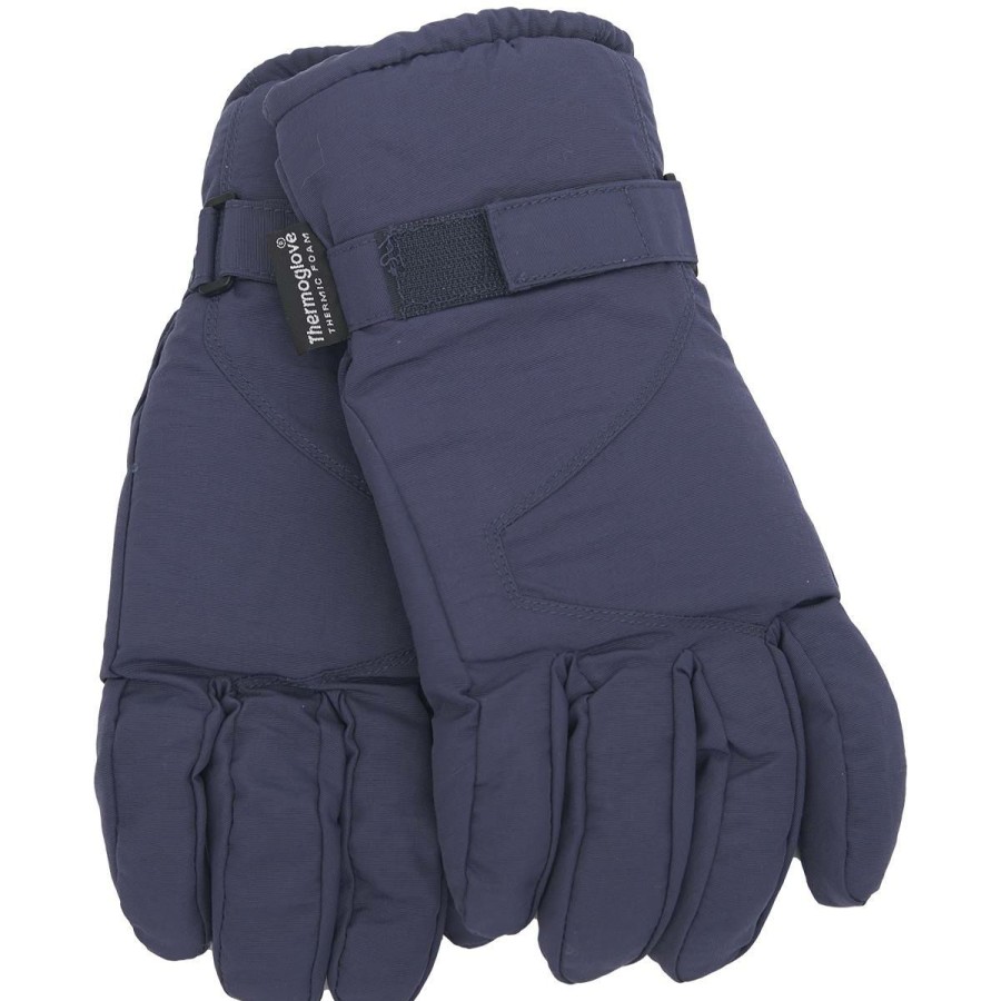 Accessories * | Outlet Accessories Mens Architect Taslon Ski Gloves With Strap