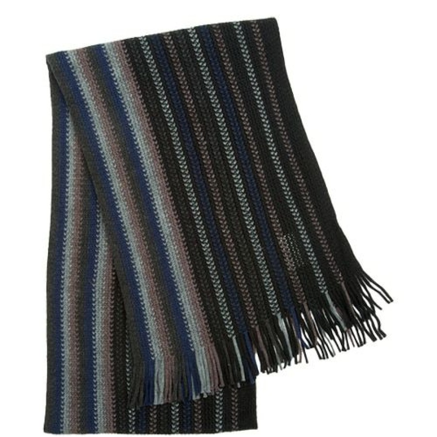 Accessories * | Best Sale Accessories Mens Architect Multicolor Raschel Vertical Scarf