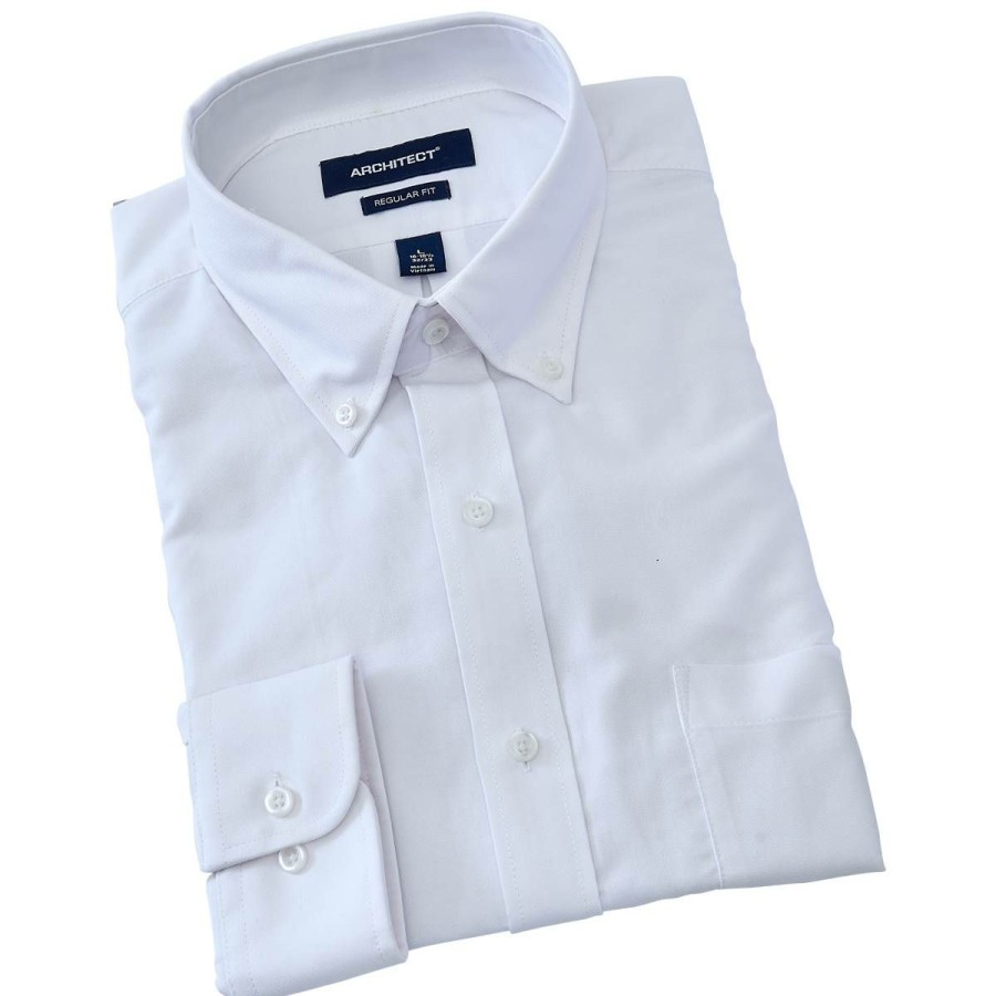 Clothing * | Outlet Dress Shirts Mens Architect Regular Fit Oxford Dress Shirt